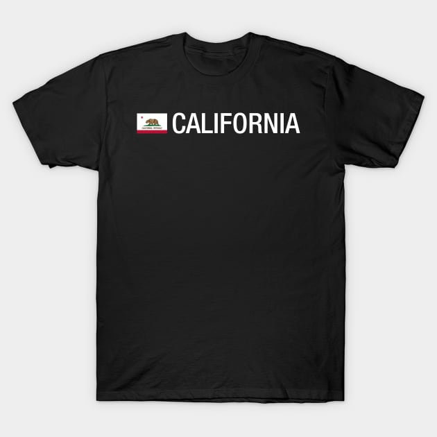 California Republic Flag - United States T-Shirt by CityNoir